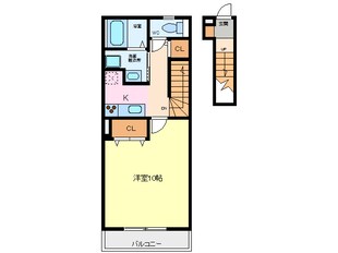 アンプルールリーブル緑陽の物件間取画像